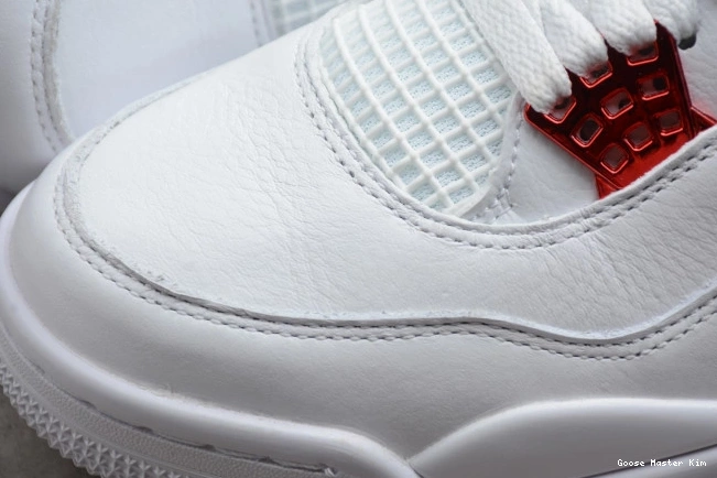 Red CT8527-112 Metallic Jordan Air 4 0601